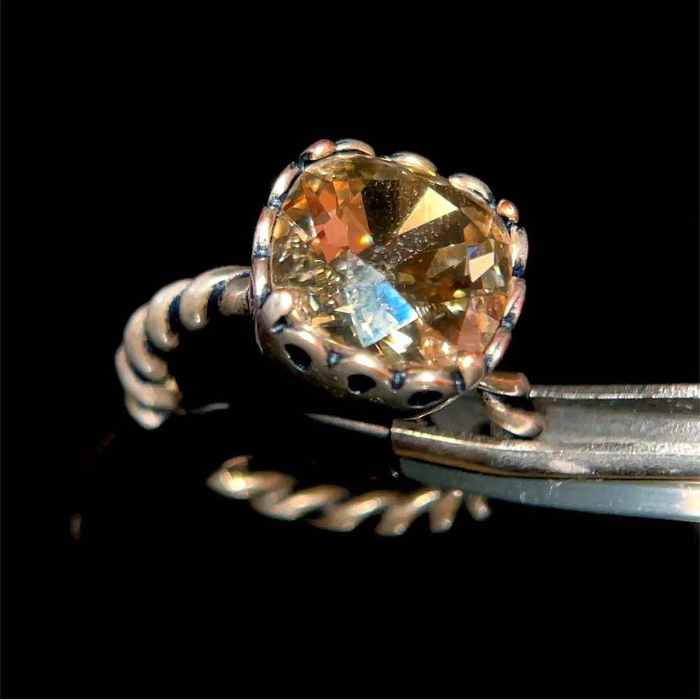 Silver Gemstone Ring‎